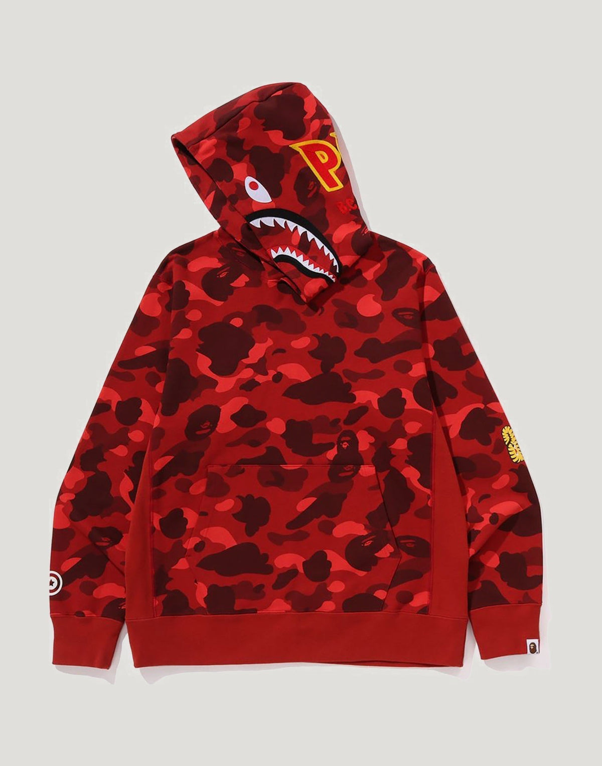 COLOR CAMO 2ND SHARK PULLOVER HOODIE MENS
