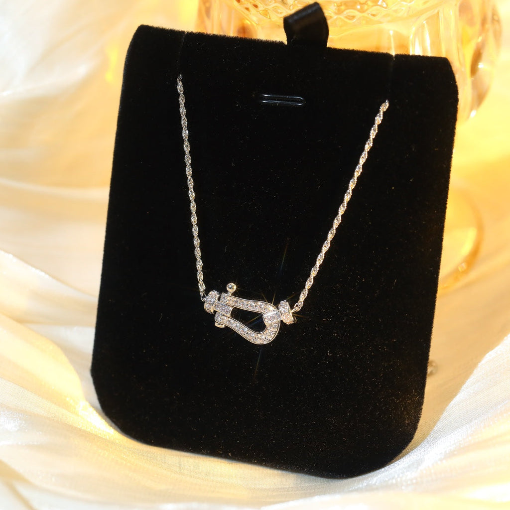 FRED FORCE 10 DIAMOND SILVER NECKLACE MINI MODEL
