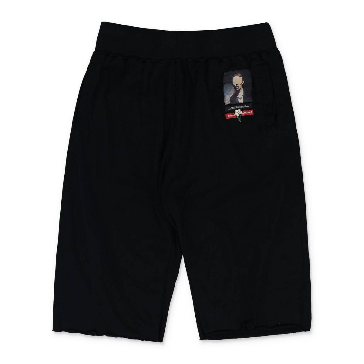 Black Cut-Off Shorts