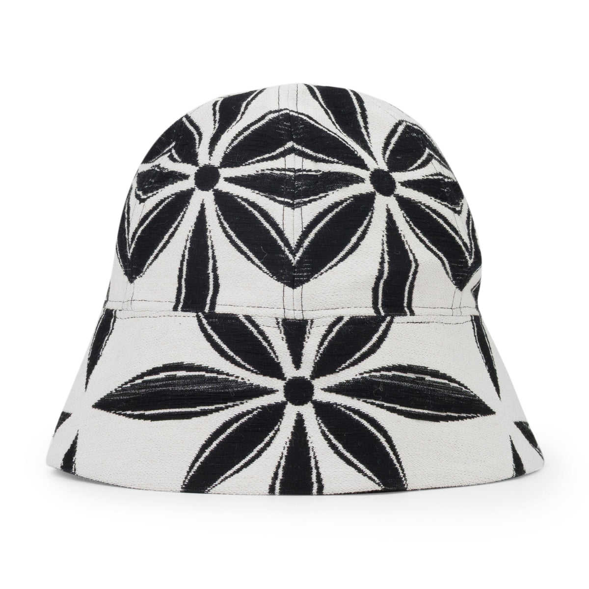 Ivory Jacquard Bucket Hat