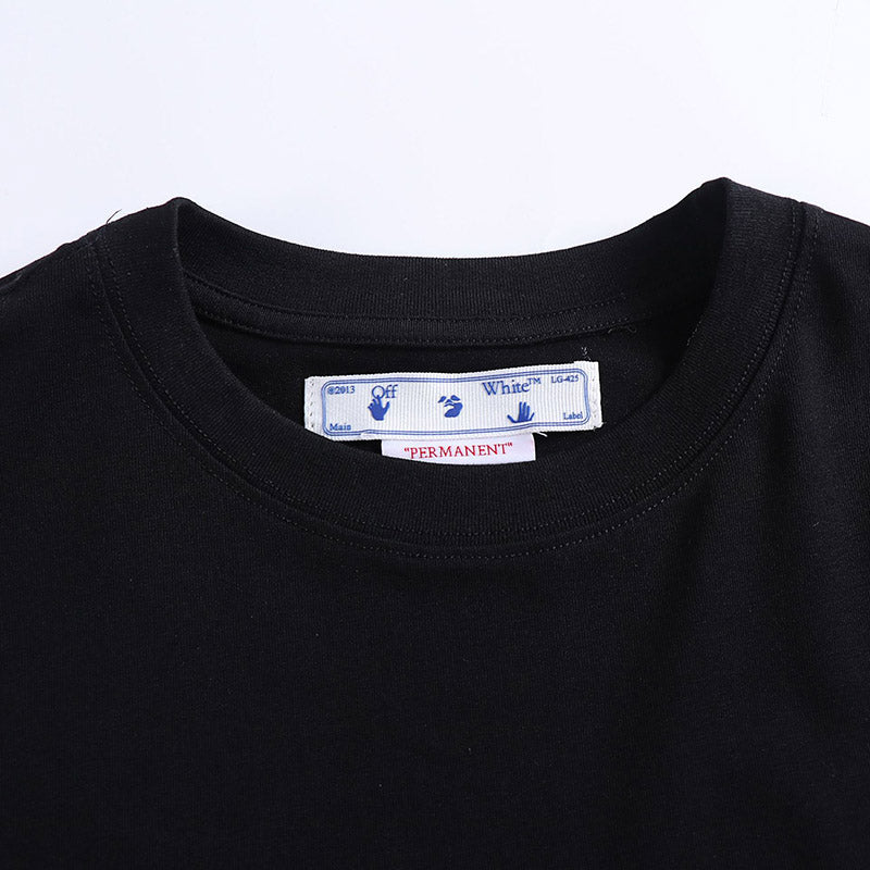 Off-White Alphabet Arrow Pattern T-Shirt (White/Black)