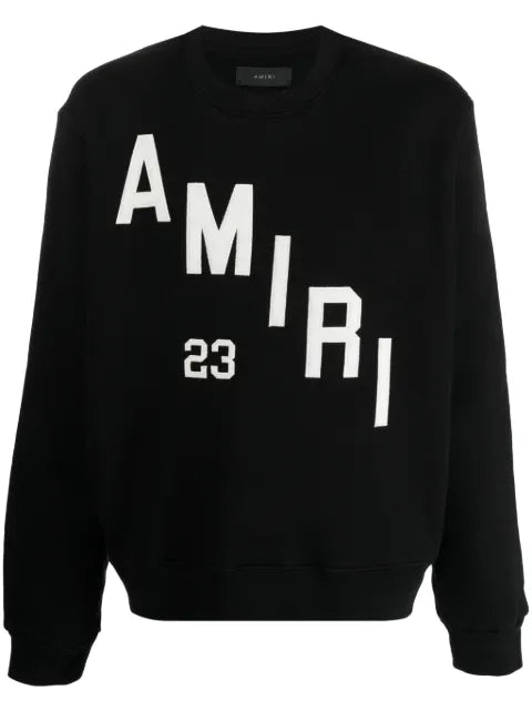 AMIRI logo-print cotton sweatshirt