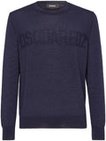 DSQUARED2 logo-print crew-neck jumper