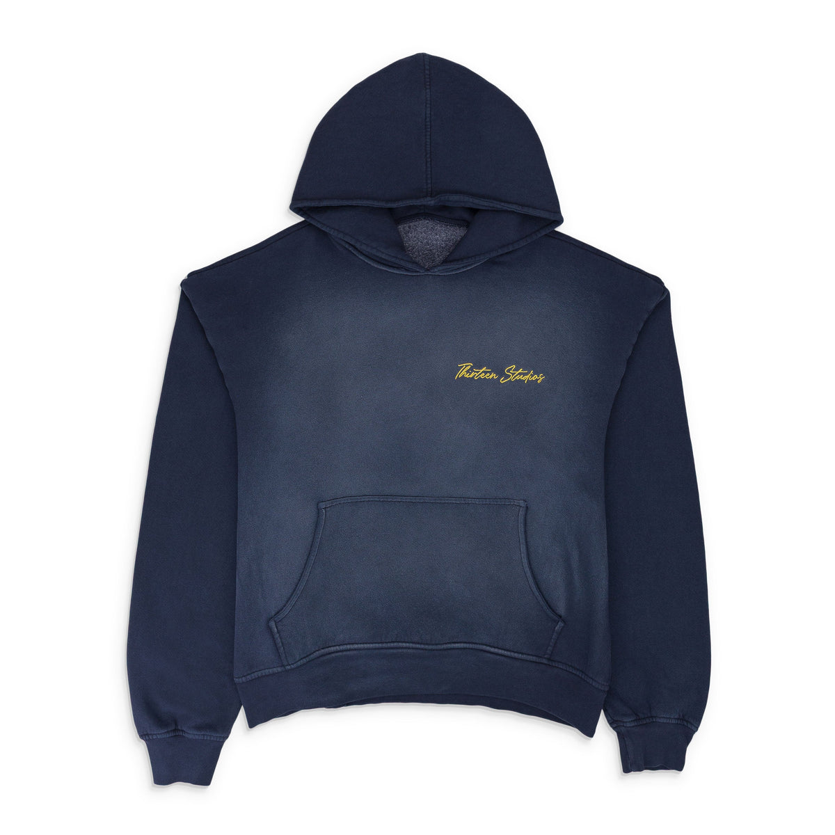 NAVY FADED HOODIE