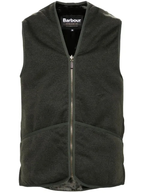 Barbour warm pile zip-in liner waistcoat