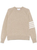 Thom Browne shetland wool 4-Bar relaxed fit pullover