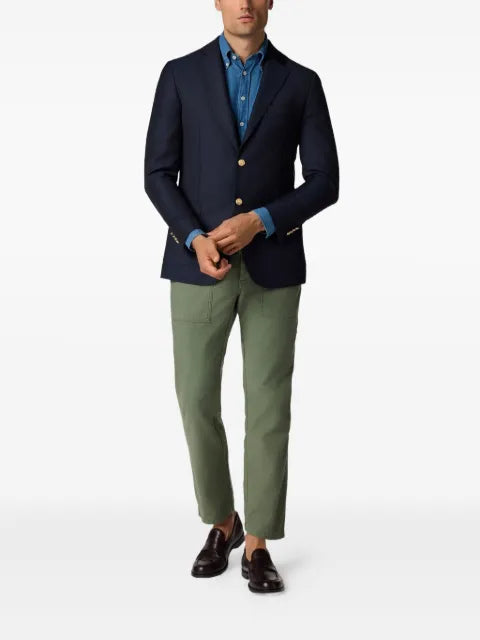 Brooks Brothers virgin-wool hopsack blazer