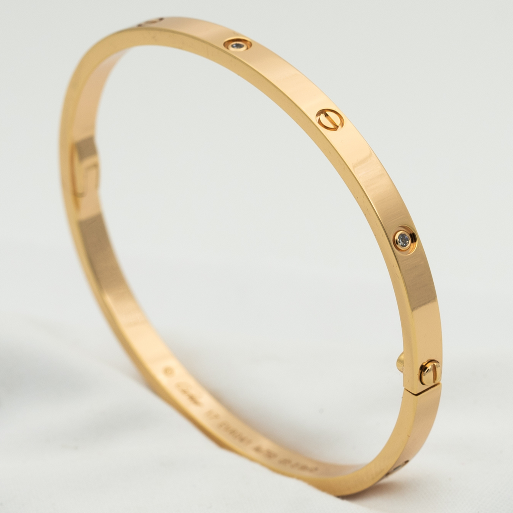 CARTIER LOVE BRACELET 3.65MM 6 DIAMONDS