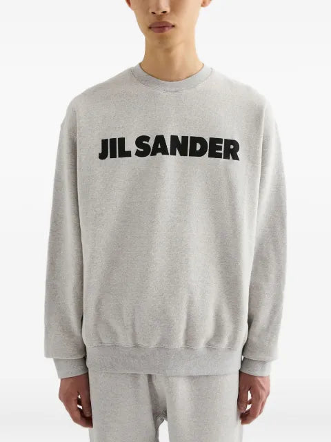 Jil Sander logo cotton sweatshirt