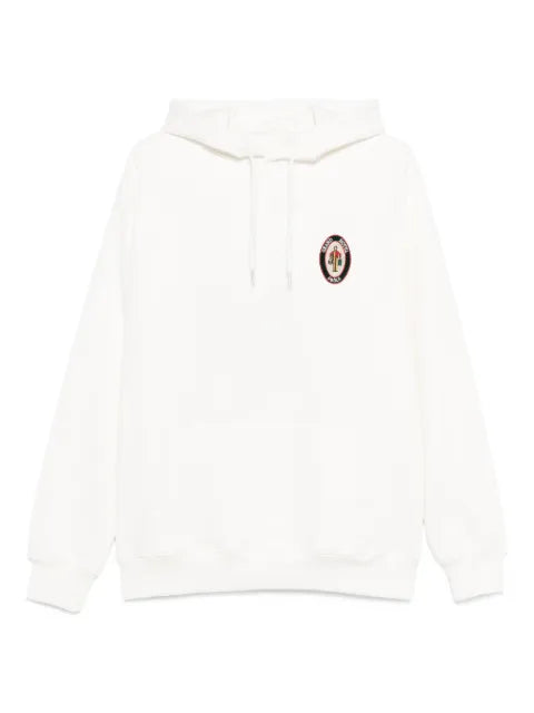 Drôle De Monsieur Le Groom embroidered logo hoodie