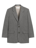 AMI Paris single-breasted wool jacket