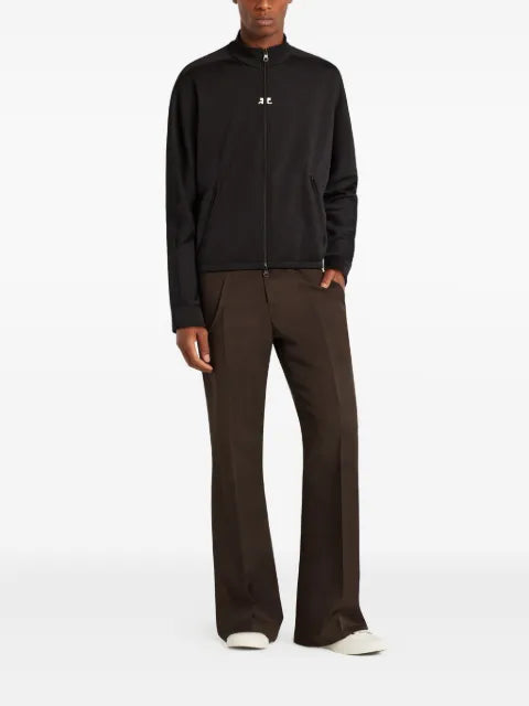 Courrèges zip-up AC-logo track jacket