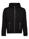 L8 Studio hooded zip-front jacket