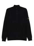 Stone Island high-neck button sweater