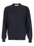 Lardini crewneck ribbed-hem sweater
