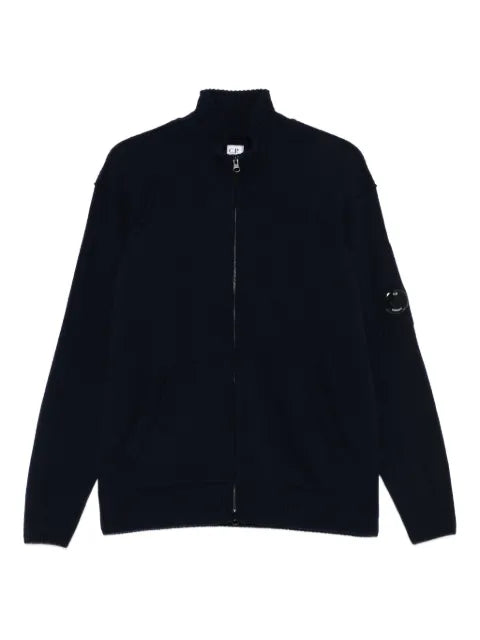 C.P. Company lambswool zip-front cardigan