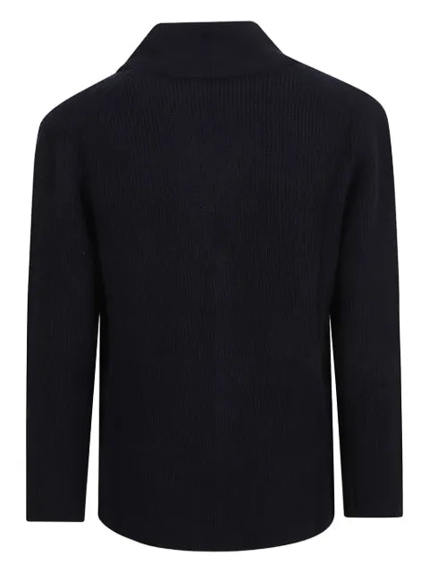 Ballantyne buttoned shawl-collar cardigan