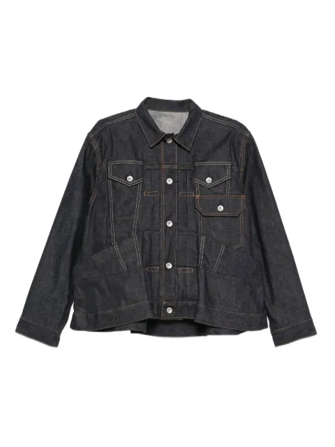 sacai pocketed cotton jacket