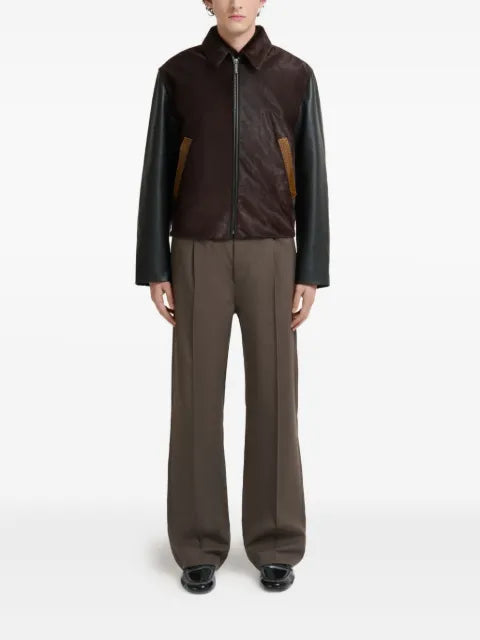 Marni calf-hair leather jacket