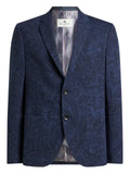 ETRO single-breasted stretch cotton-blend jacket with Paisley motif