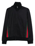 Gucci technical jersey zip jacket with Web