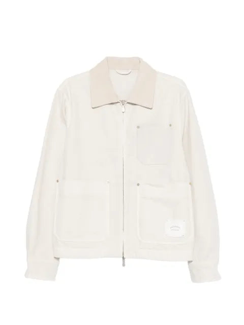 Eleventy collar pocket jacket