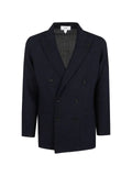 Lardini double-breasted cotton blazer