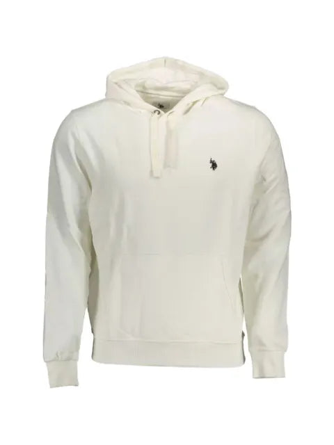U.S. POLO ASSN. logo-embroidered drawstring hoodie
