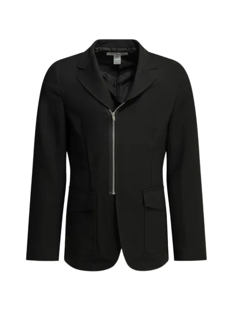 Comme Des Garçons Shirt single-breasted zip-up blazer