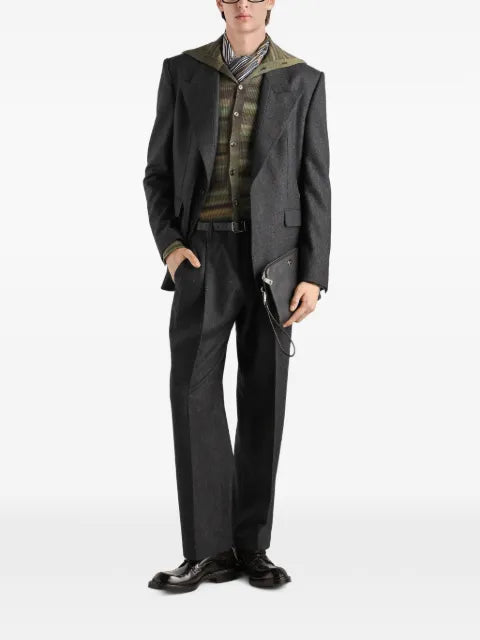 Dolce & Gabbana ribbed wool cardigan