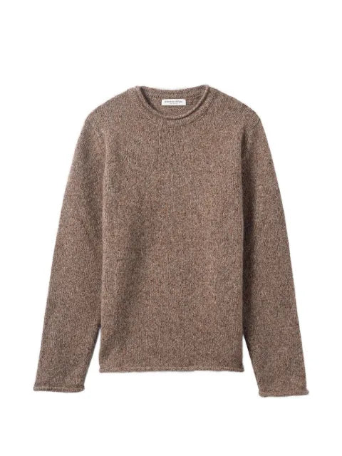 Johnstons of Elgin rolled-edge sweater