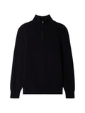 SANDRO boxy jumper with standing collar