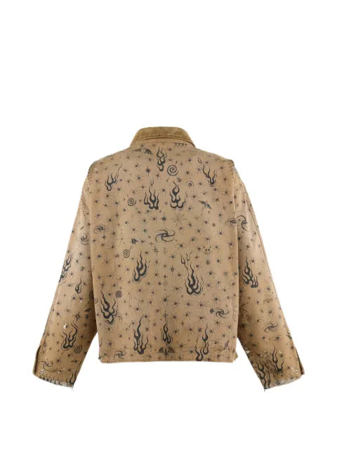 SAINT MXXXXXX x Dr. Woo graphic-print jacket