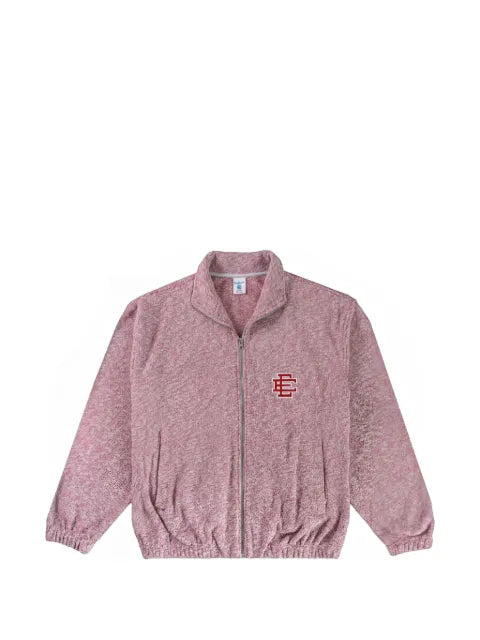 ERIC EMANUEL bouclé logo-embroidered sweatshirt
