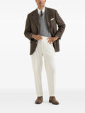 Brunello Cucinelli cashmere Prince of Wales tailor blazer