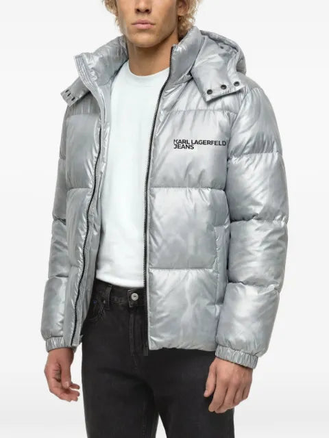 Karl Lagerfeld Jeans regular shiny puffer jacket