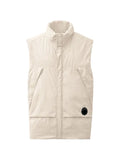 C.P. Company Pro-Tek PrimaLoft® silver hooded gilet