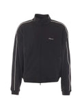 Represent embroidered-logo piped-detail track jacket