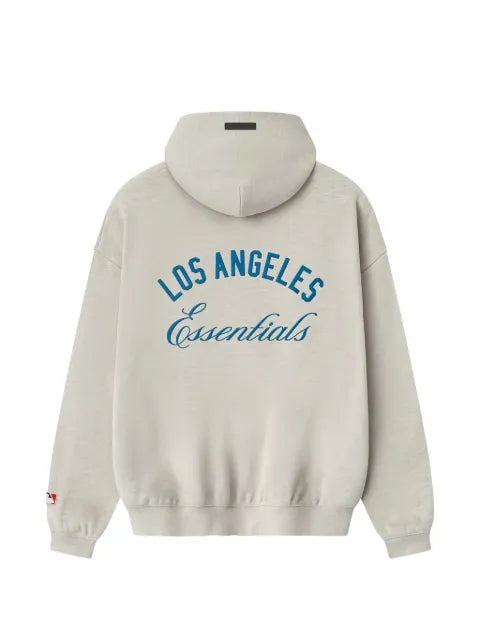 FEAR OF GOD ESSENTIALS logo-print jersey hoodie