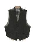 Ziggy Chen patterned-back waistcoat