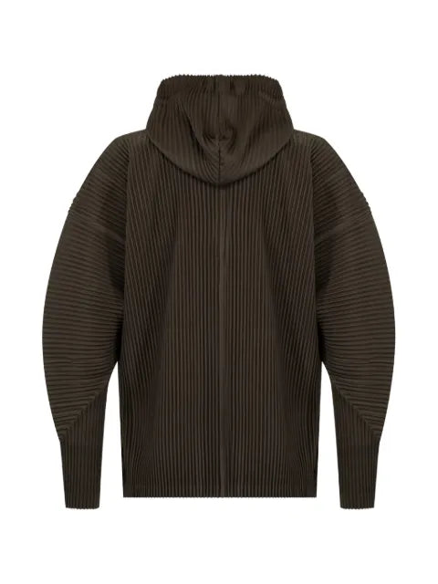 Homme Plissé Issey Miyake pleated hooded jacket