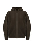 Homme Plissé Issey Miyake pleated hooded jacket