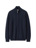 Soft Goat cashmere zip-up sweater