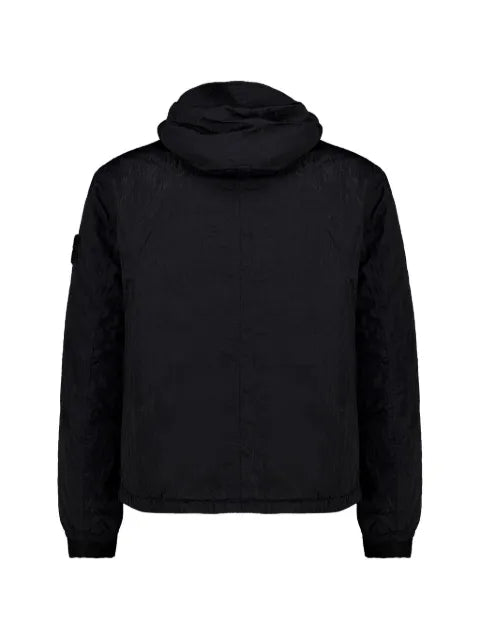 Stone Island Q100007 warp rib nylon-TCpadded hooded jacket with anti-drop finish