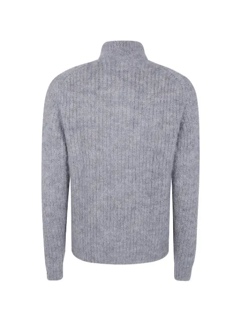 ASPESI ribbed zip-up cardigan