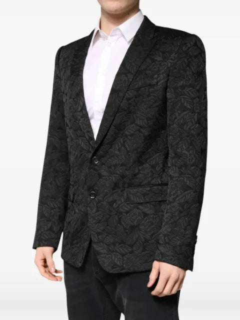 Dolce & Gabbana Martini floral-brocade blazer