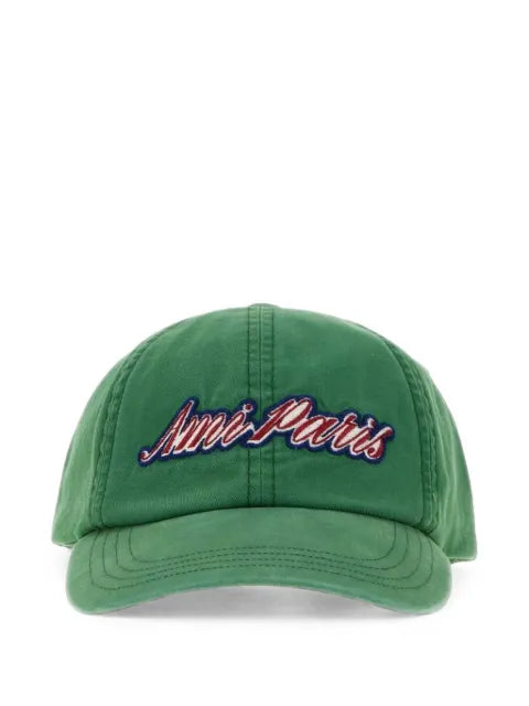 AMI Paris logo-embroidered baseball cap