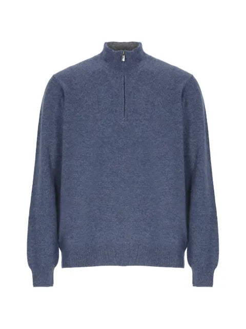 Della Ciana half-zip knitted sweater