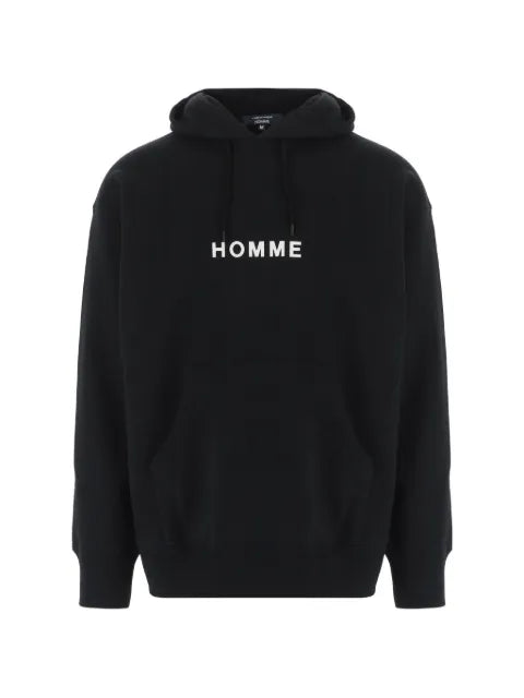 Comme des Garçons Homme logo-print cotton hoodie