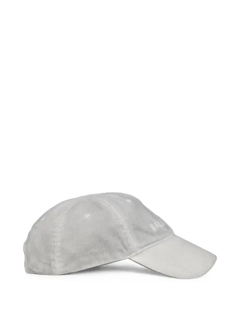 Balenciaga logo-embroidered cotton cap